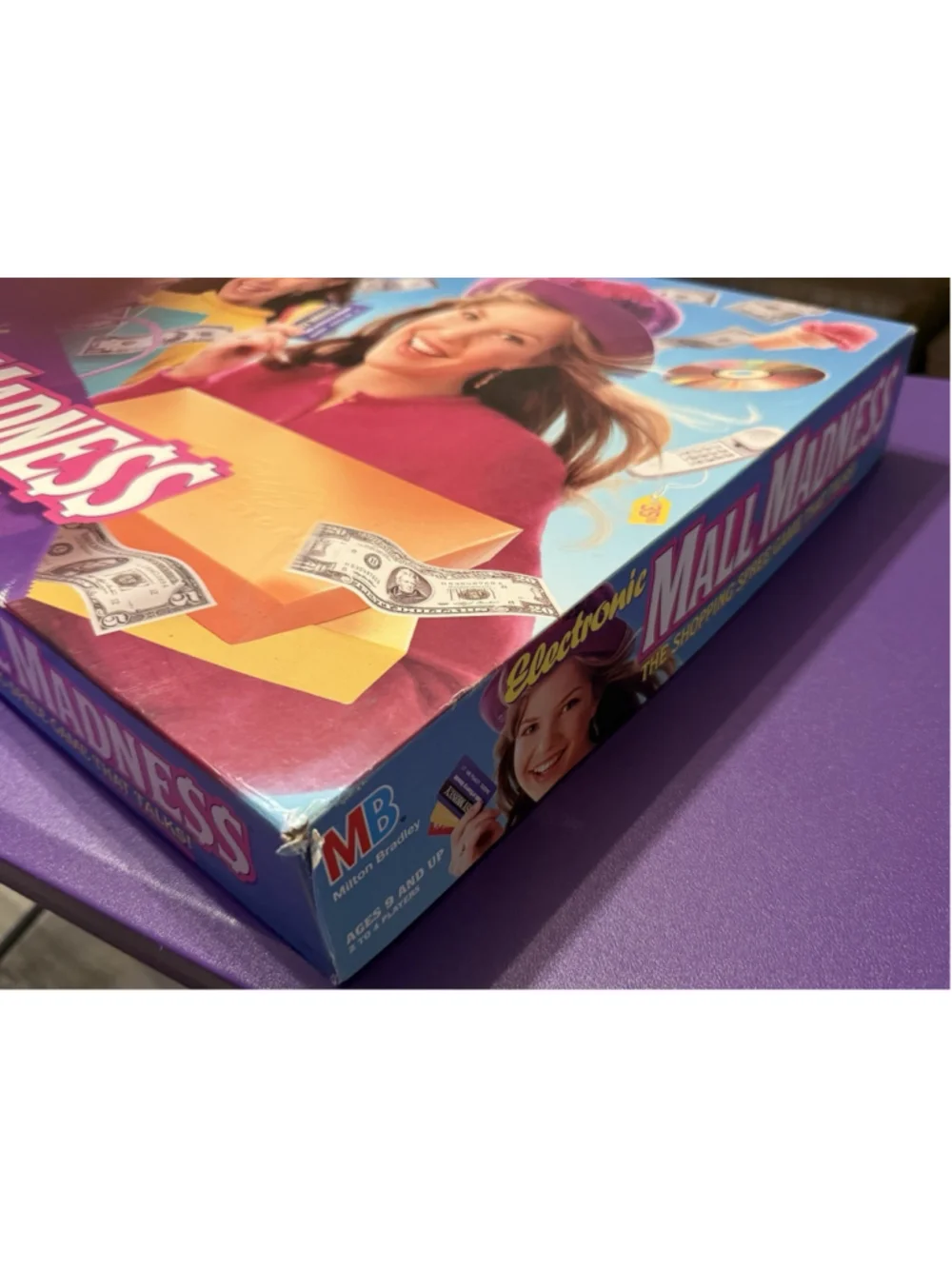 Mall Madness 1996 Board Game Milton Bradley (missing 1 Peg) Tested WORKS!!!!